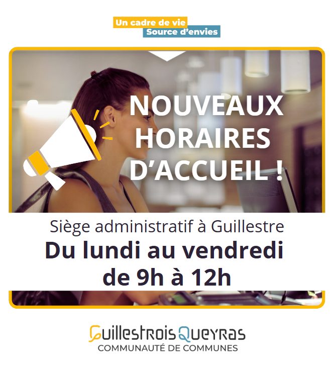 Changement d’horaires – Accueil Communautaire