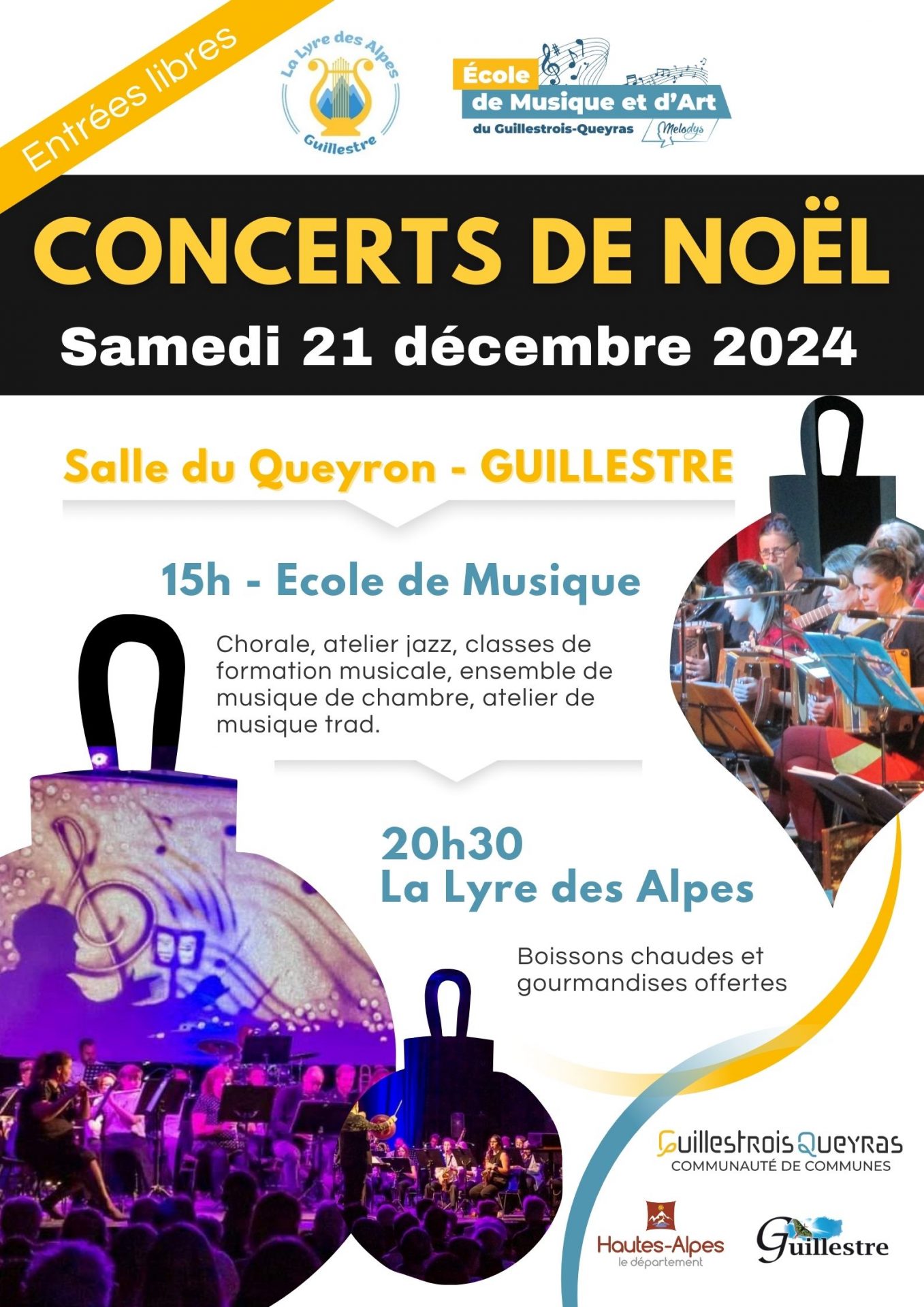 Concert de Noël de l’EMAGQ